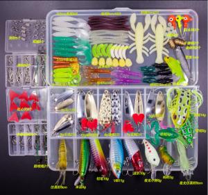 Quality Soft Silicone Fishing Lures Set 24 - 234 Pieces Waterproof for sale
