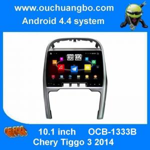 China Ouchuangbo Big Screen Android 4.4 System Car Radio for Chery Tiggo 3 2014 GPS Navi Bluetooth SWC Radio mirror link on sale