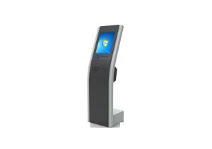 Quality Library Print Computer Kiosk Stand Downloading Documentation Powder Coat for sale