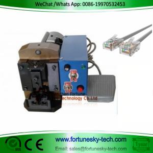 Quality RJ45 Crimping Machine 2P2C-8P8C RJ45 Crimper Crystal RJ11-RJ45 Crimping Machine MODULAR PLUG Automatic Terminal Machine for sale