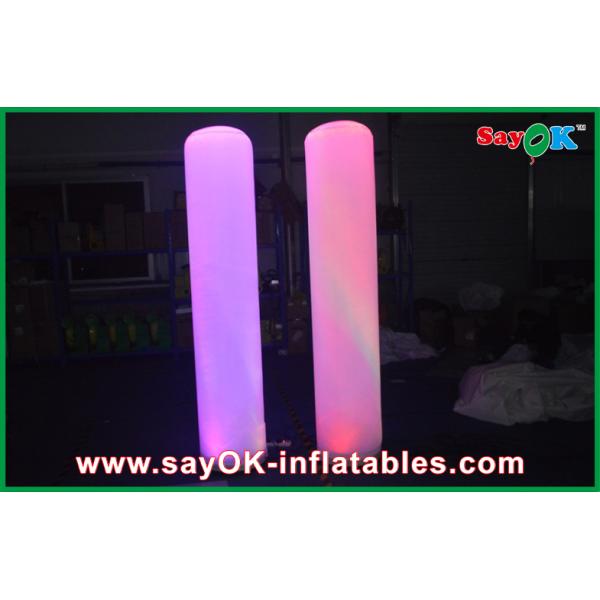 Lighting Tube Pillar Custom Inflatable Advertising Inflatable Column 2m Height