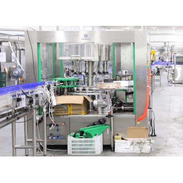 Roll Fed Hot Melt Glue OPP BOPP Labeling Machine For Water Bottle Carbonated Drink Bottle