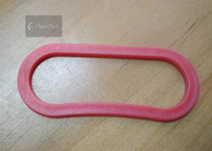 Quality Heat Seal Style Plastic Bag Handles Red Color PE Carrier Bag Handle Holder for sale