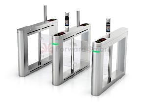 Face Recognition Access Control QR Bar Code Swing Turnstile Gate