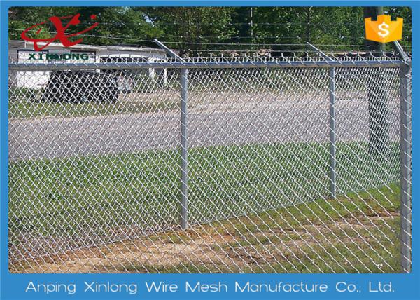 Buy 1.8 - 4mm Aperture Chain Link Fence Beautifule Design For Staidum Ground Protect at wholesale prices