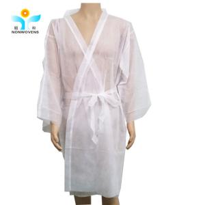 China YIHE Disposable Kimono Robe PP non woven Eco friendly For Salon on sale