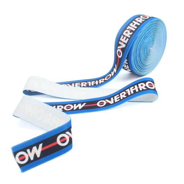 Niris Lingerie Custom Printed Name Logo Roll Woven Fabric Polyester Bias Elastic Band Tapes for Underwear and Swimwear