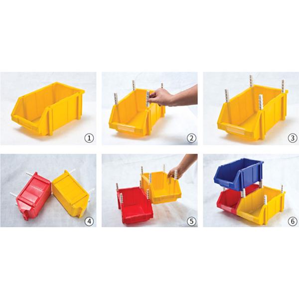 High Load Capacity>10kg Warehouse Plastic Storage Bins CLASSIC Design Style