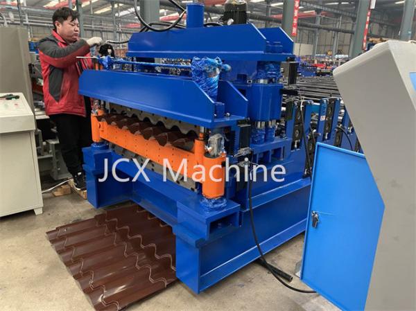 Buy Full Automatic Double Layer Roll Forming Machine PLC Control Hydraulic Cut Device at wholesale prices