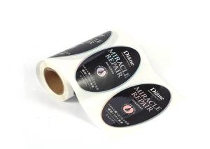 Moisture Custom Adhesive Labels Environment Friendly With Glossy Varnishing Surface
