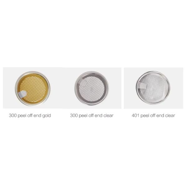 factory Aluminum Food Grade Easy Peel Off End Lid For Metal Milk Powder Canned