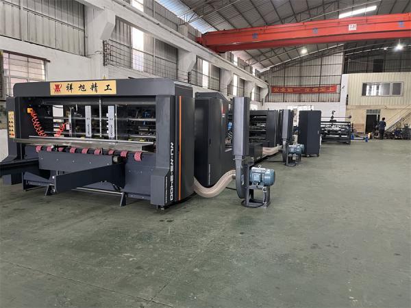 Buy 70kw Automatic Corrugated Box Folder Gluer Machine High Speed Precise Stitching at wholesale prices