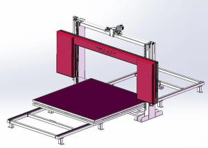 China Precision Oscillating Blade Cutter CNC Machine Automatic Polyurethane Foam Machine on sale