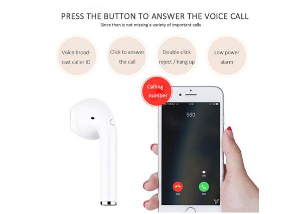 Buy Sweatproof Mini Wireless Bluetooth Earphones No Wires Small Bluetooth Headset at wholesale prices