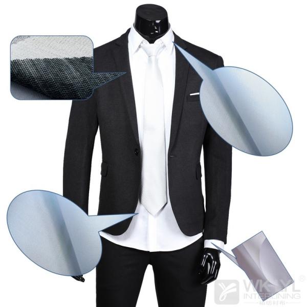 Collar 100gsm Cotton Woven Fusible Interlining