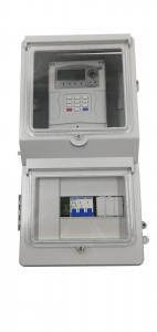 China Three Phase IP54 4 Wire External Electric Meter Box For BS Type on sale