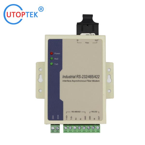 Buy RS485/Rs422/Rs232 over Fiber converter duplex SC/FC/ST SM 20km serial port to Fiber modem for alarm system using at wholesale prices