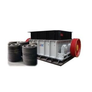 Quality 100mm Roll Crusher Machine Medium Hardness Rock Fragmentation And Crushing Equipment for sale