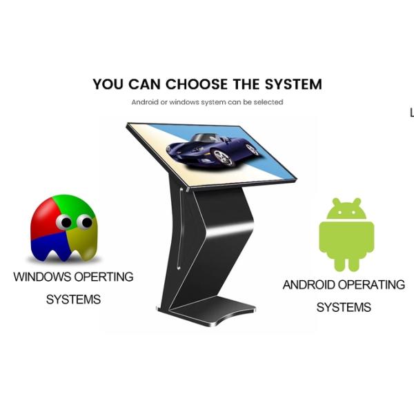 1920 X 1080 Resolution Interactive Self Service Kiosk 350cd/M2 Android