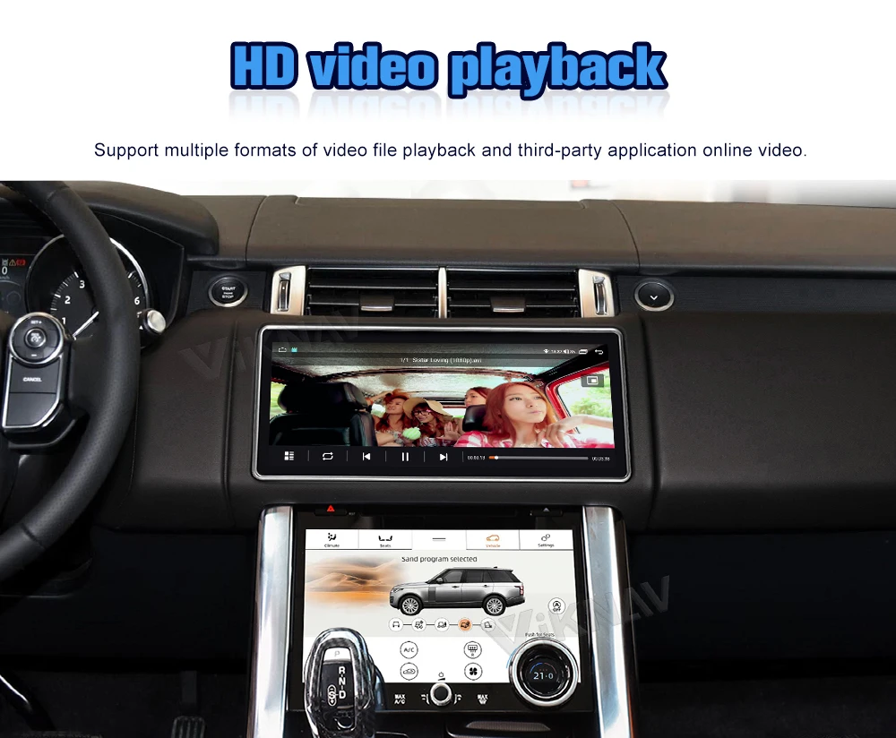 Android Stereo Car Radio For Land Rover Range Rover Sport L494 2013-2017 Touch Screen GPS Navigation Multimedia Player