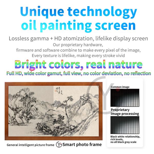 Nice Price Digital Photo Frame Realistic Texture Displaying 32 Inch LCD Smart Photo Frame G320ZAN02.2