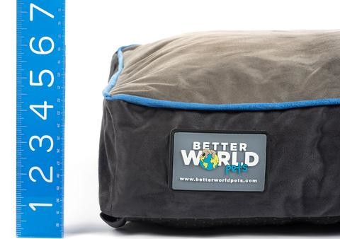 Warter Resistant Shredded Memory Foam Dog Bed Thick Orthopedic 4 Color Trims 4 Sizes