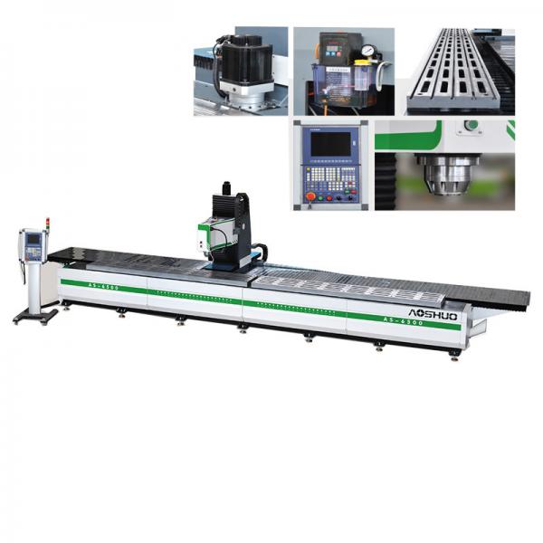Buy Automatic Sheet Metal Cutting Machine CNC Router For Aluminum Working CNC Center Machine With Taiwan TBI Ball Screw at wholesale prices
