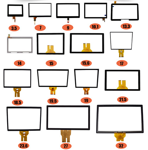 Embedded Large Capacitive Touch Screen 13.3 Inches Can Be Customized