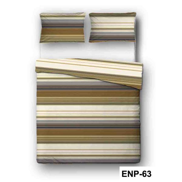 Pigment Printed Duvet Cover Set Cotton Bedding Set