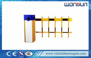 China 6 Meter IP44 Automatic Barrier Gate Parking Lot Retractable Barrier Gates With Wire Control on sale