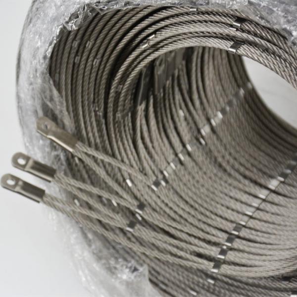 1mm Stainless Steel Cable Mesh Hole Size 7 × 7 7 × 19 1 × 19cm Strong Flexible