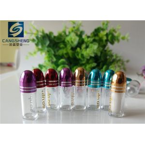 Golden Empty Capsule Shells PS Plastic 2g Clear Pill Bottles