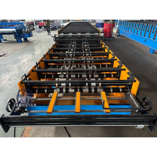 5 rib and 4 rib trapezoidal sheet double deck roll forming machine 2 layer roll forming machine