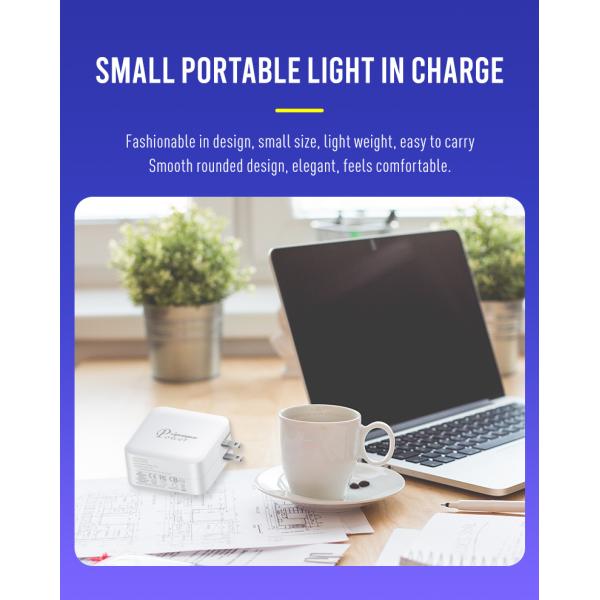 100W USB-C GaN Wall Charger with US 2-Pin Plug
