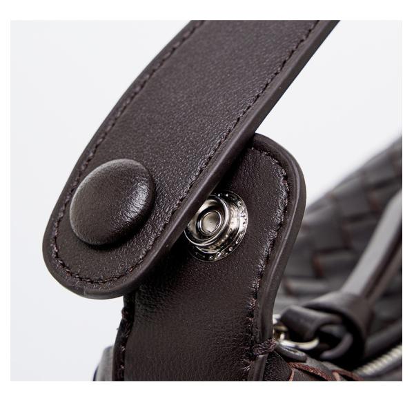 Other Pattern Type Genuine Leather Woven Purses For Ladies Chain Shoulder Messenger Bag