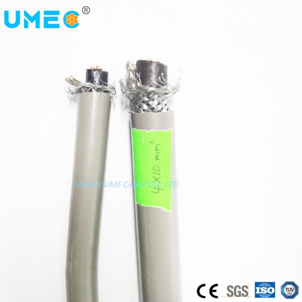 Underground Earthing Cable Galvanized Steel Braiding Shielding 4core Ymvkas Kabel Cable