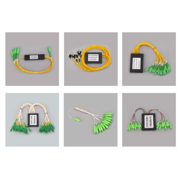 ODN 1x4 ABS Module Fiber Optic PLC Splitter With Single Mode SC UPC Connector