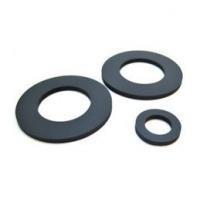 China Black Rubber Flat Ring Gasket NBR For Pipe , High Temperature Gaskets 70 on sale