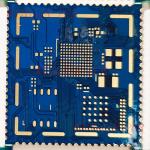 1.6 MM Thickness 8 Layer PCB GPS Module Blue Solder Mask ENIG SMT Circuit Board