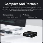Mini PC With Intel Core i3 7100U Processor mSATA SSD DDR3L 16G RAM And Cooling