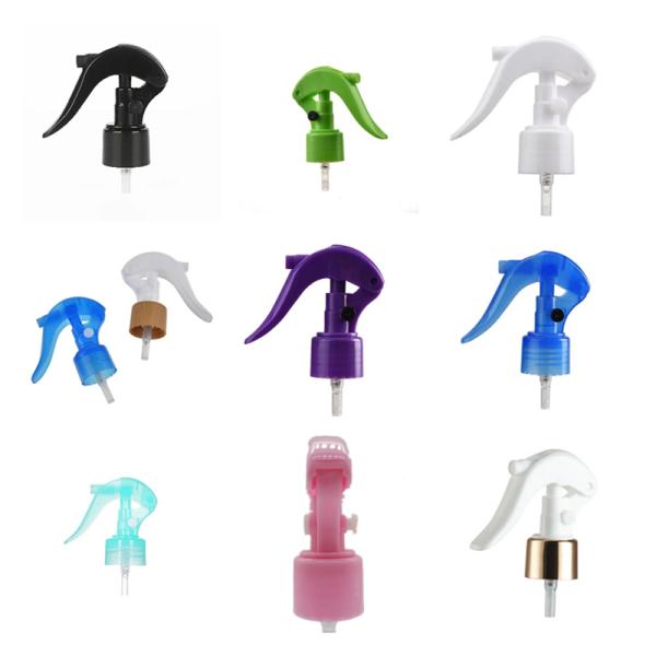 Plastic Mini Trigger Sprayers 24/410 28/410 Trigger Dispenser With Button Type For Skin Care Personal Care