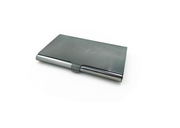 Buy Silver Business Card Carrying Case Aluminum Business Card Case For Men at wholesale prices