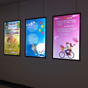 Embedding Backlit Movie Poster Frame 120cm Aluminium Backlit Poster Frame