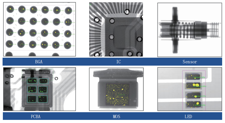BGA Void Bridging Missing Ball Detection X-ray AX8300 UNICOMP Real-Time Safety Monitoring