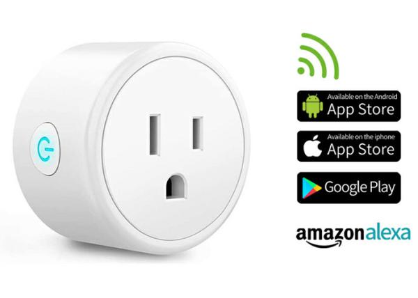 Buy Smart Plug Mini Outlet Compatible with Amazon Alexa and Google Assistant at wholesale prices