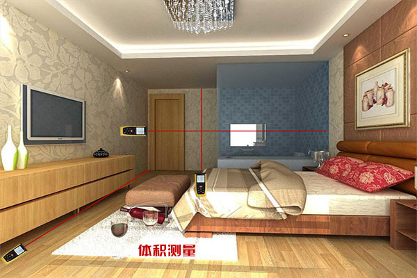 40m Rangefinder Rubber Covered Laser Distance Meter For Volume Measurement