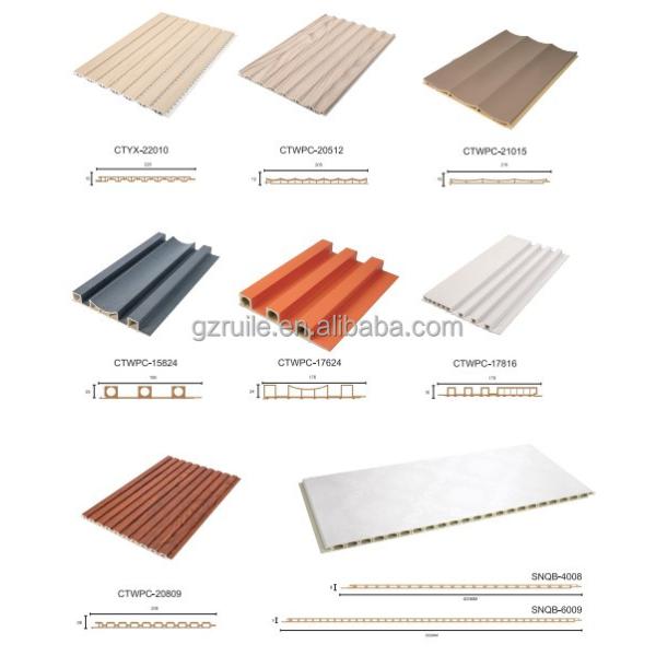 Relle WPC Fluted Wall Panel Smooth Finish 9mm-15mm Plastic Cladding Boards