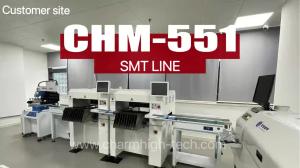 Quality Small &amp; Medium SMT Line with 3250 Stecnil Printer CHM-551 SMT Pick and Place Machine 830 Reflow Oven for sale