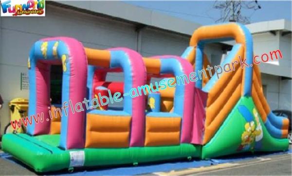 Buy Inflatable Obstacle game with durable PVC tarpaulin material for rent,re-sale use OBS-04 at wholesale prices