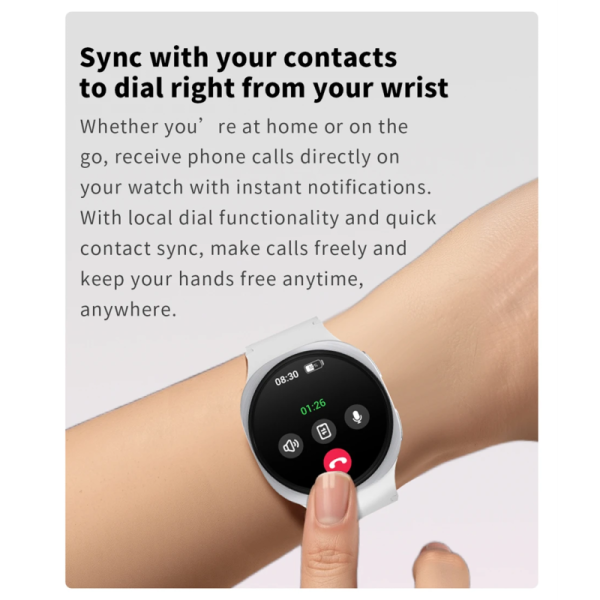 HD8Mini Smartwatch BT Call Wireless Charging BT5.4 SOS Emergency